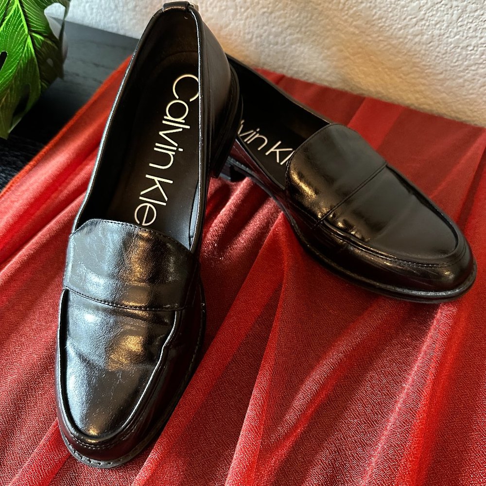 Black Loafers - Calvin Klein Size 7